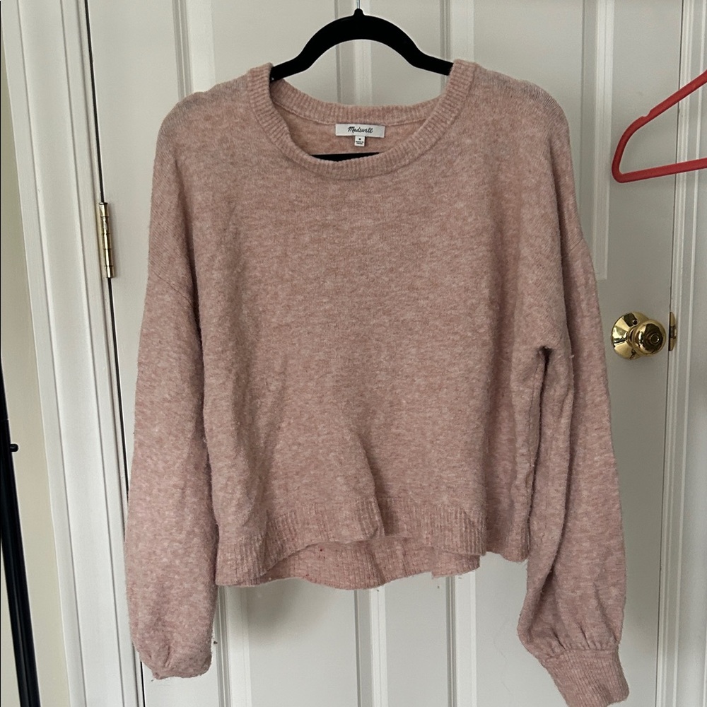 Madewell Women's Relaxed Crewneck Sweater - Dusty Rose